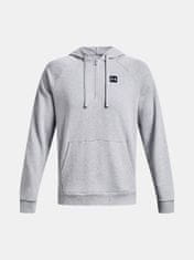 Under Armour Pulover UA Rival Fleece 1/2 Zip HD-GRY L