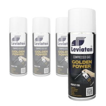Leviatan Stisnjen plin leviatan golden power 400ml KOMPLET 4 KOSOV.
