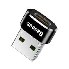 BASEUS Adapter USB-C na USB-A 3A (črn)
