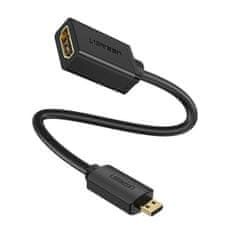 Ugreen adapter 20134 Micro HDMI na HDMI, 20 cm (črn)