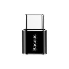 BASEUS Adapter iz mikro USB v USB Type-C - črn