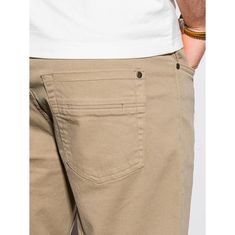 OMBRE Moške kratke hlače DANIEL sive barve MDN19532 S