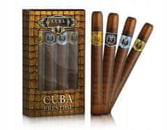 shumee Cuba Prestige set Classic toaletna voda v spreju 35 ml + Black toaletna voda v spreju 35 ml + Platinum toaletna voda v spreju 35 ml + Legacy toaletna voda v spreju 35 ml