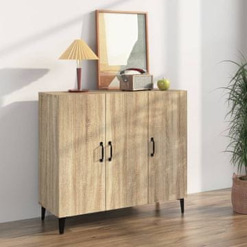 Vidaxl vidaXL Omarica, hrast sonoma, 90x34x80 cm, material na osnovi lesa