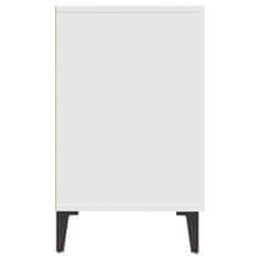 Vidaxl Komoda bela 100x36x60 cm inženirski les