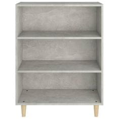 Vidaxl Komoda betonsko siva 69,5x32,5x90 cm konstruiran les