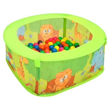 Vidaxl Bazen s 300 žogicami otroški 75x75x32 cm