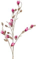 Autronic Bud magnolije, barva temno roza zamrznjen. Umetna roža. KUC2543