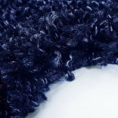 eoshop Kosmate preproge Life Shaggy 1500 navy (Varianta: krog premera 200 cm)