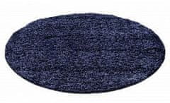 eoshop Kosmate preproge Life Shaggy 1500 navy (Varianta: krog premera 200 cm)