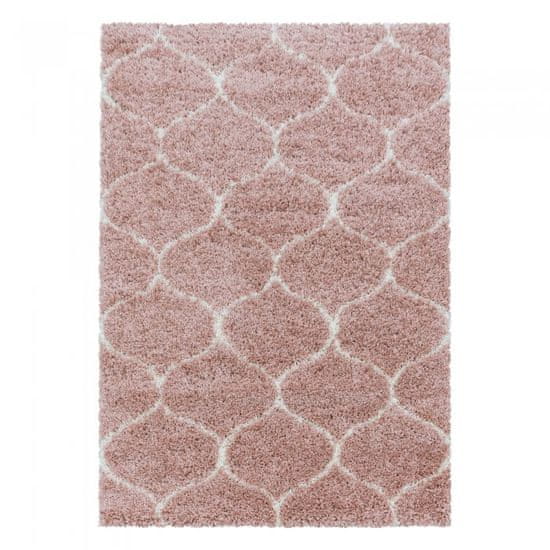 eoshop Preproga Salsa shaggy 3201 rose (Varianta: premer kroga 200 cm)