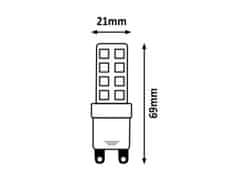 Rabalux 1997 LED žarnica G9 8W 800lm 4000K