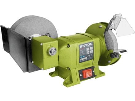 Extol Craft Namizni brusilnik Extol Craft (410133) s počasnim diskom, 250 W, 200x20x š.40 mm in 150x12,7x š.20 mm