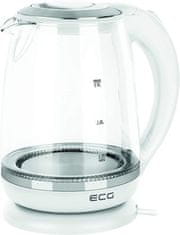 ECG Električni kuhalnik ECG RK 2020 White Glass