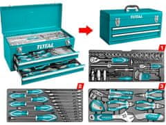 Total Komplet orodja Skupaj THPTCS70971 komplet orodja 97 kosov, industrijski