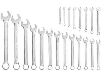 Fortum Kombinirani ključi (4730200) 21ks, 6-7-8-9-10-11-12-13-14-15-16-17-18-19-20-21-22-24-27-30-32mm, 61CrV5