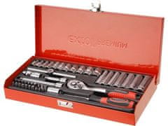 Extol Premium Komplet vtičnic Extol Premium (8818360), 45 kosov, 1/4&quot