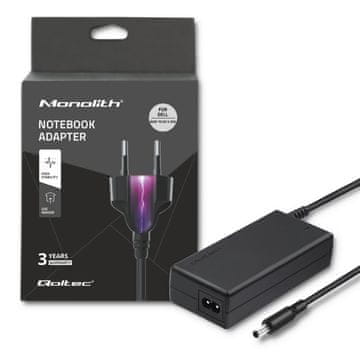 Napajalnik za prenosni računalnik Qoltec HP 65W | 19,5 V | 3,33 A | 4,8 * 1,7 | + napajalni kabel