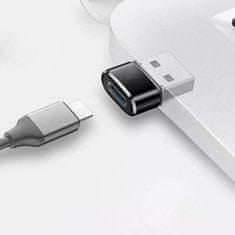 Northix Brezžični adapter USB-C na USB-A - črn 