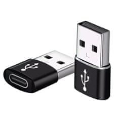 Northix Brezžični adapter USB-C na USB-A - črn 