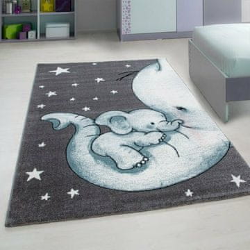 eoshop Otroška preproga 560 modra (Varianta: okrogla s premerom 160 cm)