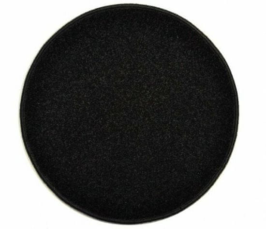 eoshop Etonova črna okrogla preproga (Varianta: premer 57 cm)