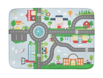 eoshop Otroška preproga Ultra Soft Road (Varianta: 88528 - 130 x 180 cm)