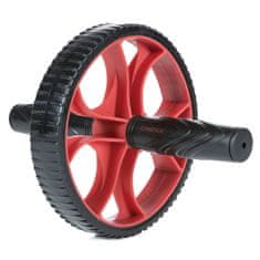 Gymstick Vadbeni kolešček Exercise Wheel, rdeče črn