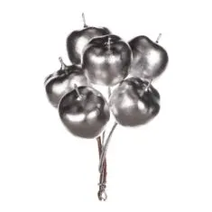 Autronic Jabolko na žici, srebrna barva. Cena 1sáček (12jablíček) KN6156-SIL