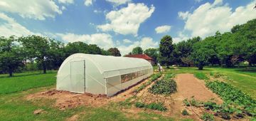 TopRastlinjaki Rastlinjak PROFI širine 4.5 m Z BOČNIM ODPIRANJEM