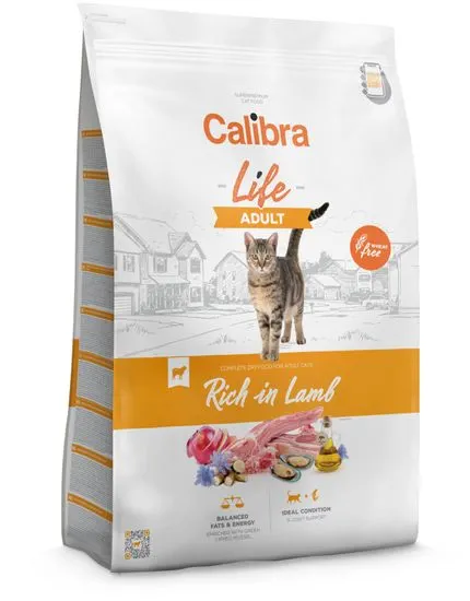 Calibra suha hrana za mačke, Adult, jagnje, 6 kg