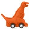 Dino World ASST | Gumijasti dinozaver z vztrajnikom , T-Rex - oranžna