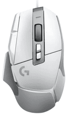 Logitech G502 X miška, bela (910-006146)