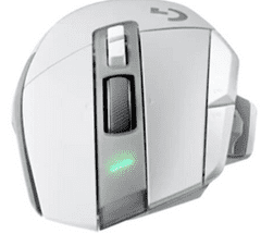 Logitech G502 X Plus Premium miška, brezžična, RGB, bela (910-006171)
