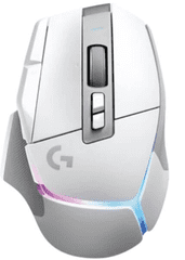 G502 X Plus Premium miška, brezžična, RGB, bela (910-006171)