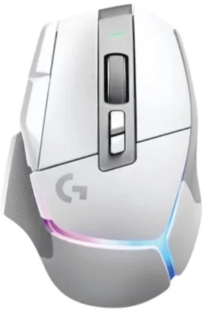 Logitech G502 X Plus Premium miška, brezžična, RGB, bela (910-006171)