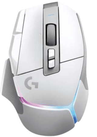 Logitech G502 X Plus Premium miška, brezžična, RGB, bela (910-006171)