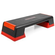 Gymstick Aerobna klop - Pro Step, 97 X 36 X 15/20/25cm, rdeče-črna