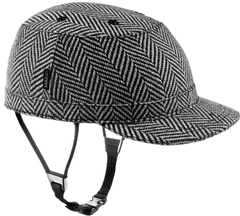 Smart Two Paris Herringbone pokrivalo za čelado, L 55-59 cm, črno/belo