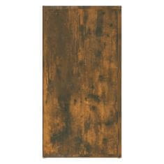 Vidaxl Komoda dimljeni hrast 120x36x69 cm konstruiran les