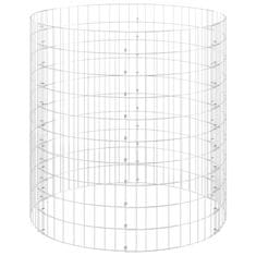 Vidaxl Vrtni kompostnik Ø100x100 cm pocinkano jeklo