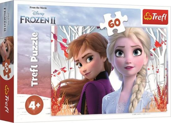 Disney Trefl Puzzle Frozen 2 - Čarobni svet Ane in Else / 60 kosov