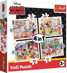 Trefl Puzzle Minnie in prijatelji 4v1 (12,15,20,24 kosov)