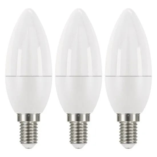 Emos LED Classic Candle žarnica, 5 W, E14, topla bela, trije kosi