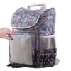 Minecraft šolska torba, sivo-modra