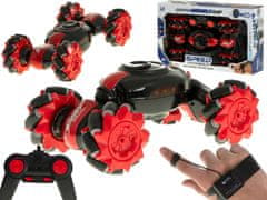 Ikonka Aga Kaskaderski RC avto 360° Rdeče