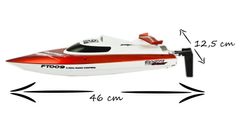 Ikonka Aga RC dirkalni športni čoln FT-09 oranžen