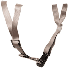 Yakkay Silver Gray set trakov za čelado, L 55-59 cm, bež