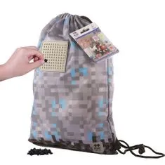 Pixie Crew Minecraft nahrbtnik/vreča, siva