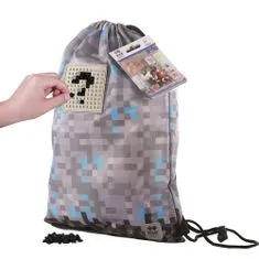 Pixie Crew Minecraft nahrbtnik/vreča, siva